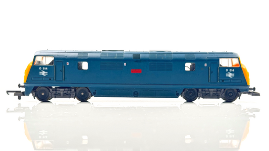 LIMA 00 GAUGE - CLASS 42 DIESEL WARSHIP BR BLUE DRAGON D814 - UNBOXED