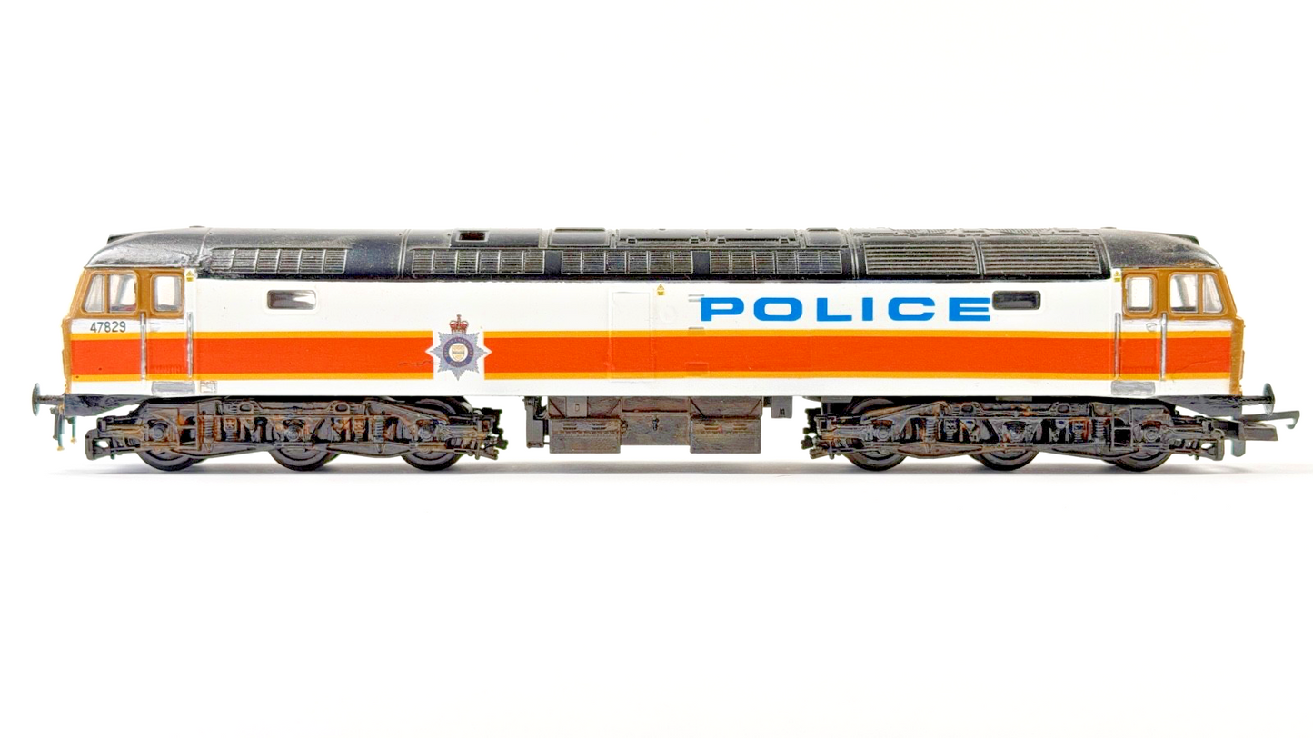 LIMA 00 GAUGE - CLASS 47 DIESEL 47829 BRITISH TRANSPORT POLICE LIVERY REFINISHED