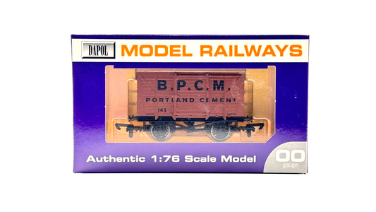 DAPOL 00 GAUGE - B.P.C.M PORTLAND CEMENT VENT VAN NO.143 (LIMITED EDITION)