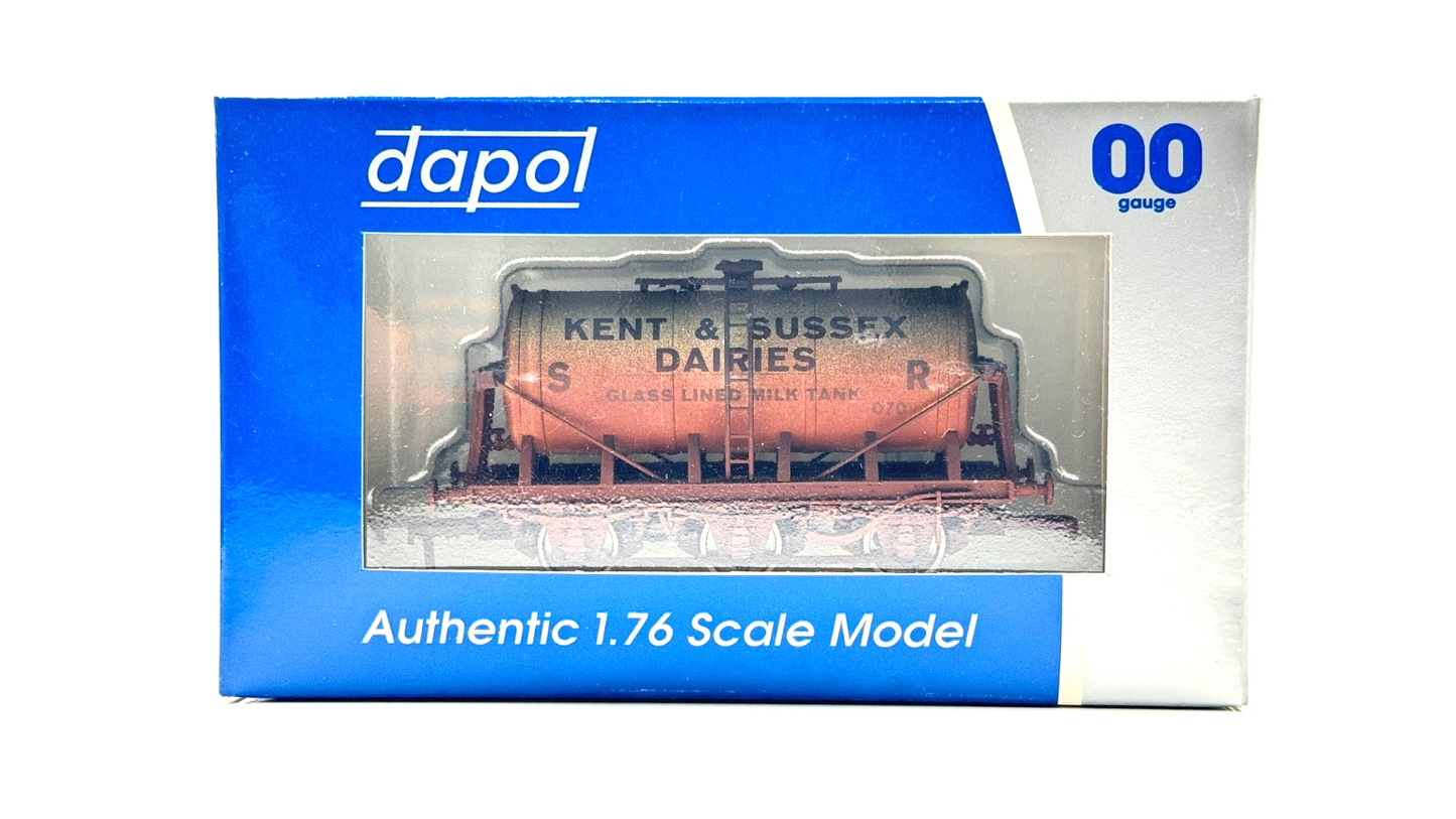 DAPOL 00 GAUGE - KENT & SUSSEX DAIRIES SR MILK TANKER 070 (W) (LIMITED EDITION)