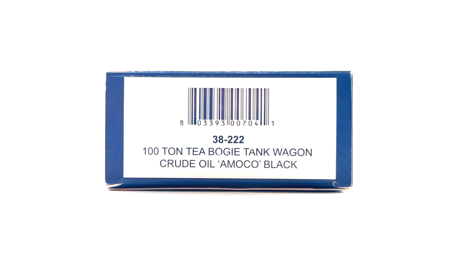 BACHMANN 00 GAUGE - 38-222 - 100 TON TEA BOGIE TANK WAGON CRUDE OIL AMOCO BLACK
