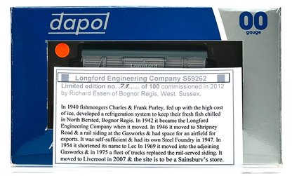 DAPOL 00 GAUGE - LONGFORD ENGINEERING COMPANY BOGNOR REGIS (LIMITED EDITION)