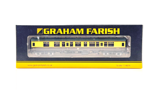GRAHAM FARISH N GAUGE - 374-256 - MK1 CK COMPOSITE COACH CHOCOLATE CREAM - BOXED
