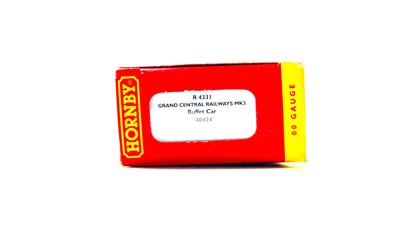 HORNBY 00 GAUGE - R4331 - GRAND CENTRAL RAILWAYS MK3 BUFFET COACH 40424 - BOXED