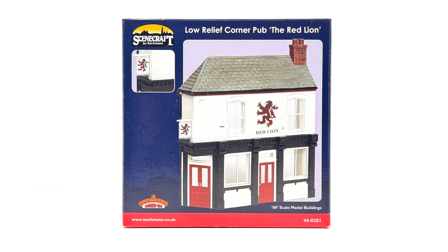 BACHMANN 00 GAUGE SCENECRAFT - 44-0201 - LOW RELIEF CORNER PUB 'THE RED LION'