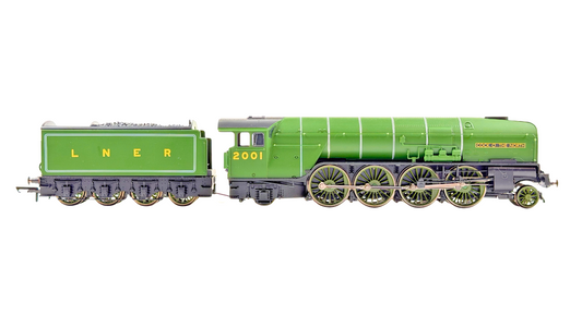 HORNBY 00 GAUGE - R3171 - LNER GREEN CLASS P2 COCK OF THE NORTH NO.2001 BOXED