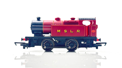 HORNBY 00 GAUGE - MSLR MAROON 0-4-0 INDUSTRIAL TANK LOCOMOTIVE NO.4 - UNBOXED
