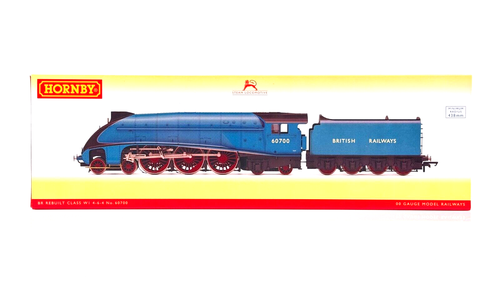 HORNBY 00 GAUGE - R30125 - BR REBUILT CLASS W1 4-6-4 NO.60700 - NEW BOXED