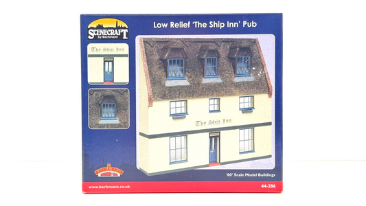 BACHMANN 00 GAUGE SCENECRAFT - 44-286 - LOW RELIEF THE SHIP INN PUB - NEW