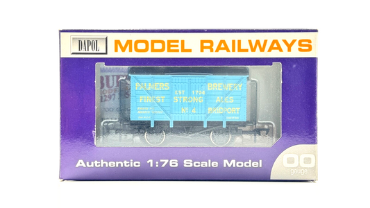 DAPOL 00 GAUGE - PALMERS BREWERY BRIDPORT VENT VAN NO.4 STRONG ALES (LIMITED ED)