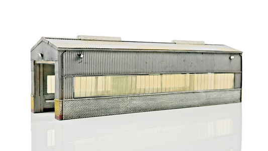 BACHMANN SCENECRAFT 00 GAUGE - 44-126 - SINGLE ROAD SERVICING SHED - UNBOXED