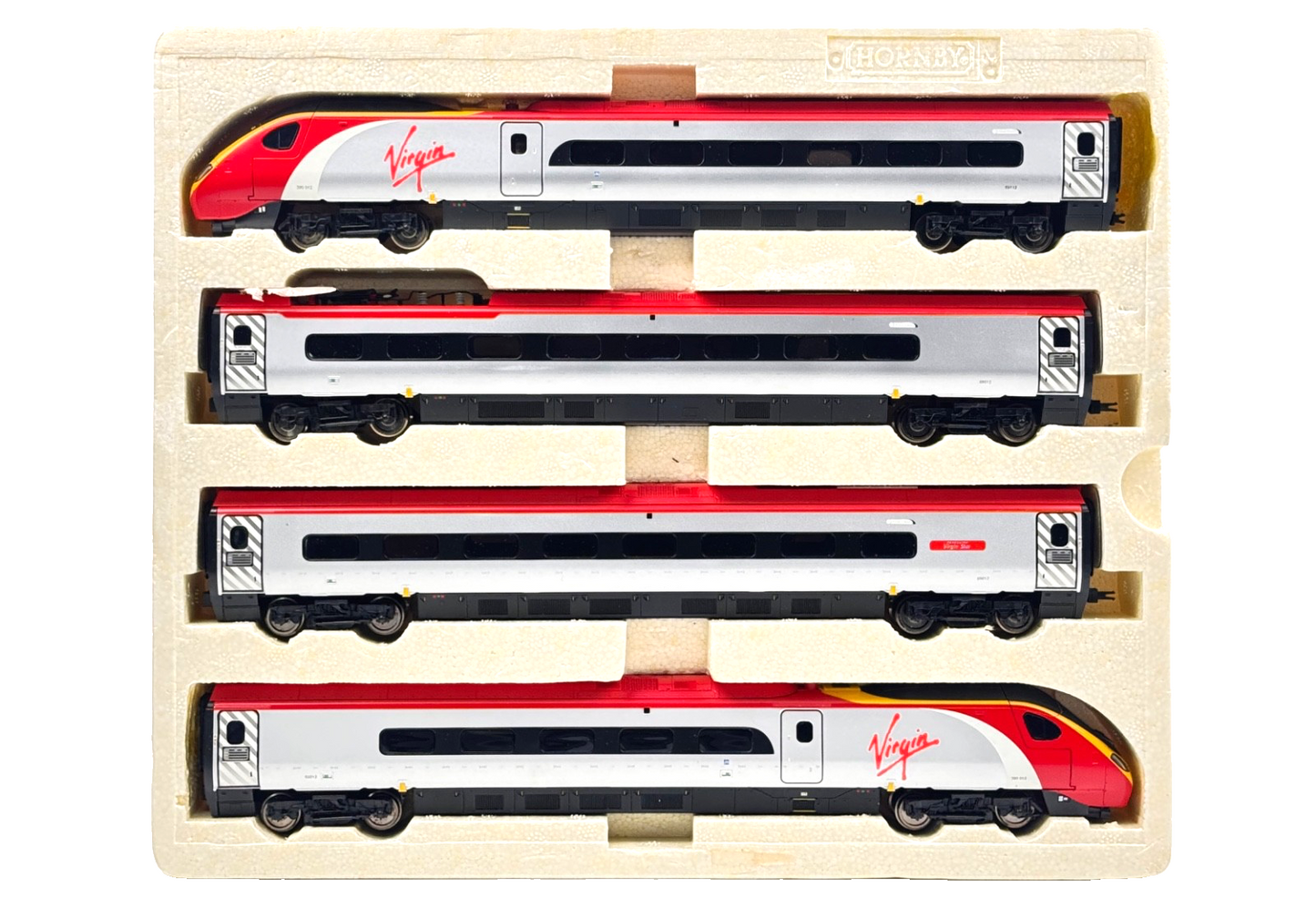 HORNBY 00 GAUGE - R2467X - VIRGIN TRAINS PENDOLINO 4 CAR EMU - DCC FITTED BOXED