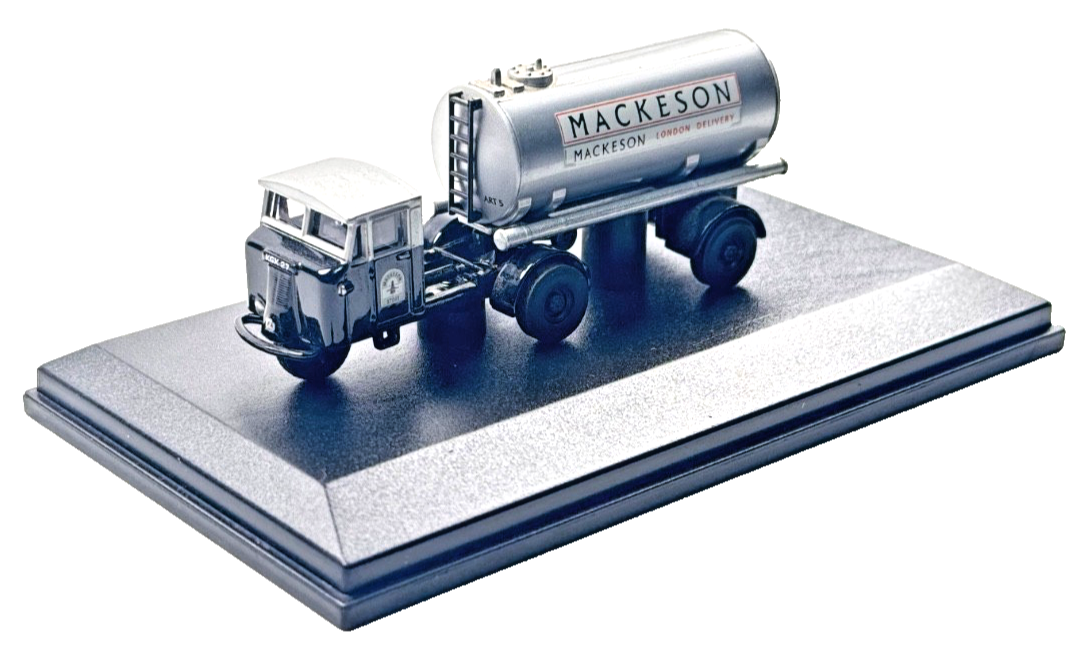 OXFORD DIECAST 1/76 SCALE - 76MH013 - MECHANICAL HORSE TANK TRAILER MACKESON