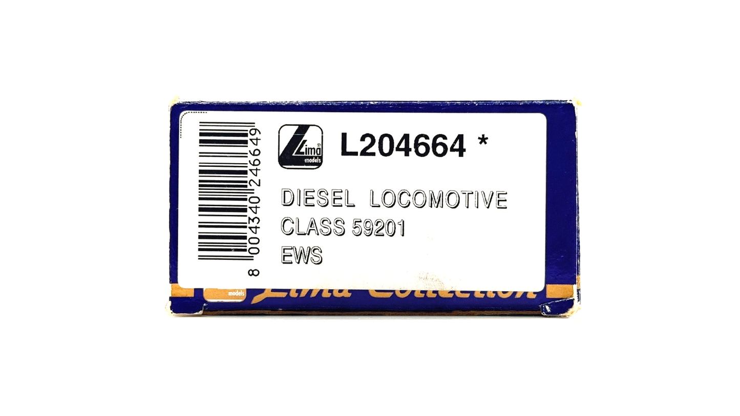 LIMA 00 GAUGE - L204664 - CLASS 59 DIESEL 59201 EWS MAROON GOLD VALE OF YORK