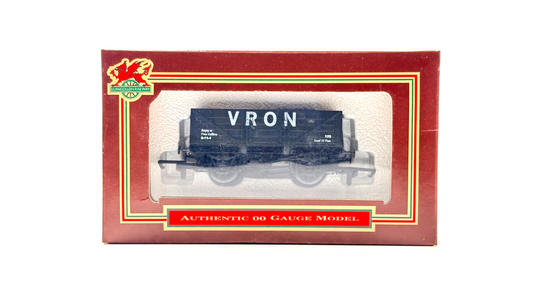 DAPOL 00 GAUGE - VRON COLLIERY BLACK PLANK WAGON (LIMITED EDITION)