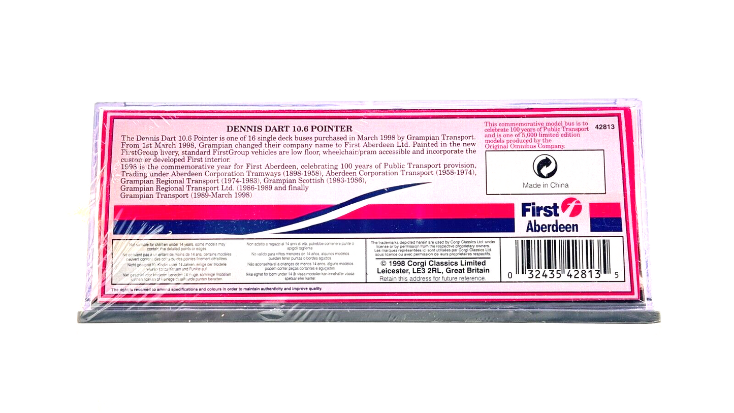 CORGI 1/76 SCALE 42813 - DENNIS DART FIRST ABERDEEN - NEW SEALED