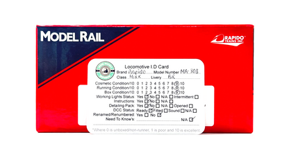 RAPIDO 00 GAUGE - MR-308 - BR BLACK VINEGAR CASTLE 16XX LOCOMOTIVE 1661 - BOXED