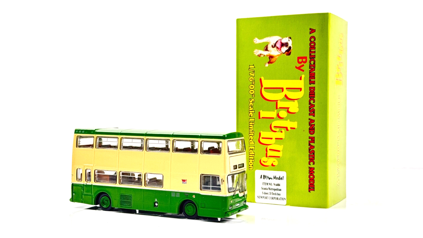 BRITBUS 1/76 SCALE - N6404 - SCANIA METROPOLITAN NEWPORT CORPORATION - IMPERFECT