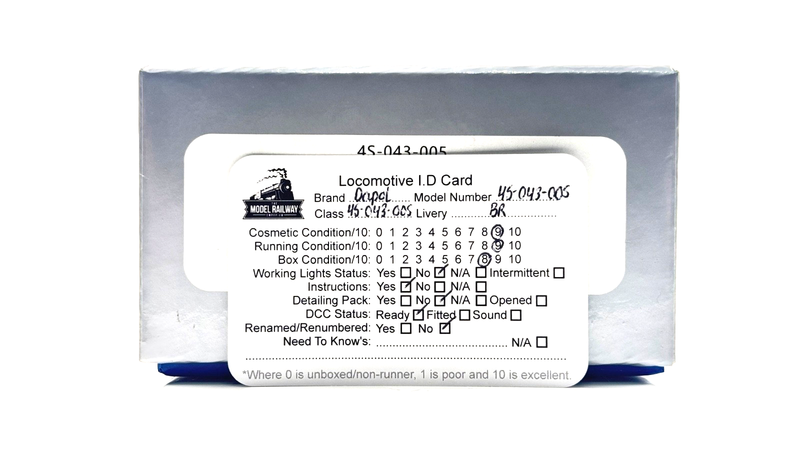 DAPOL 00 GAUGE - 4S-043-005 - 2-6-0 MOGUL 6364 GREEN EARLY CREST - BOXED