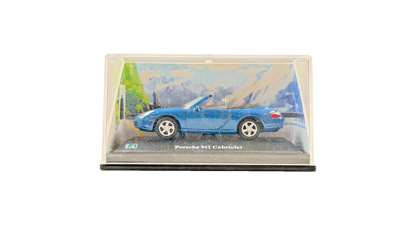 CARARAMA 1/72 SCALE - PORSCHE 911 CABRIOLET BLUE - BOXED