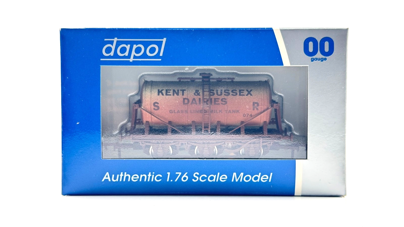 DAPOL 00 GAUGE - KENT & SUSSEX DAIRIES SR MILK TANKER 074 (W) (LIMITED EDITION)