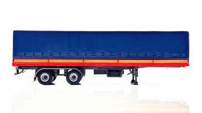 WSI 1/50 SCALE - 13-1022 - CLASSIC CURTAIN SIDE TRAILER 2 AXLE BOXED