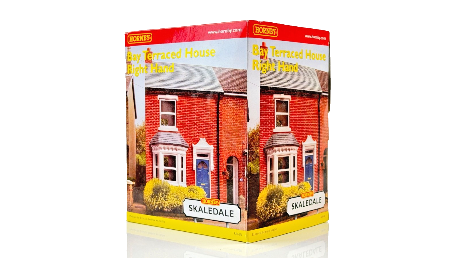 HORNBY 00 GAUGE SKALEDALE - R8688 - BAY TERRACED HOUSE RIGHT HAND - BOXED