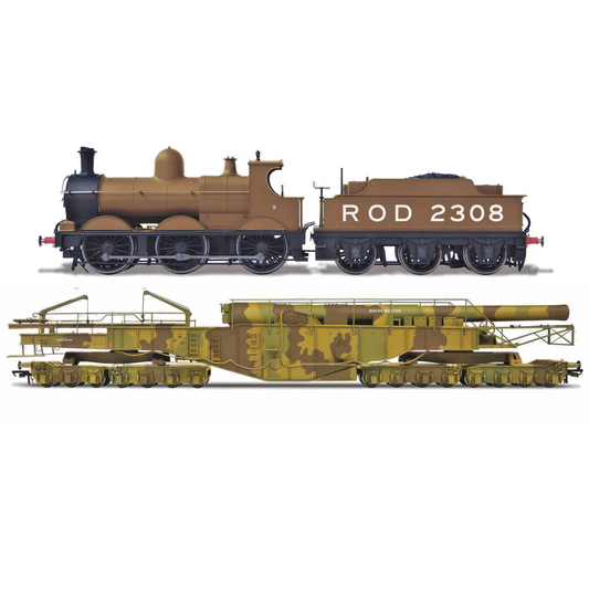 OXFORD RAIL 00 GAUGE - OR76BOOM04 - WW1 BOCHE BUSTER CAMOUFLAGE AND ROD 2308 NEW