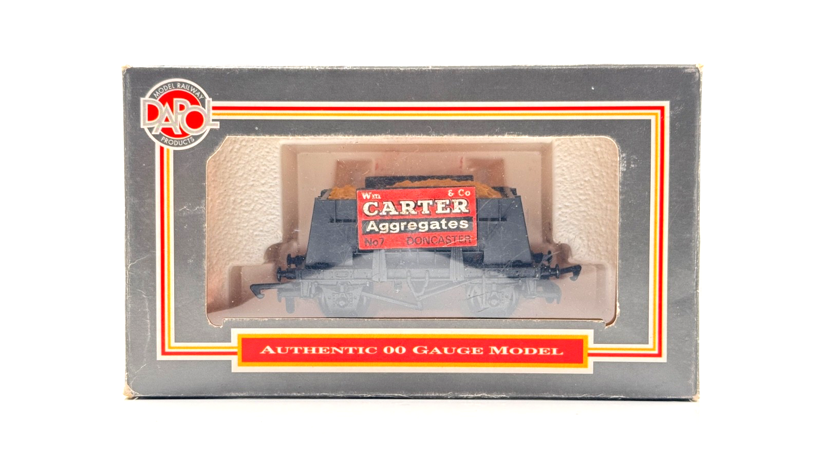 DAPOL 00 GAUGE - (WRENN) WR1-41 CARTER AGGREGATES ORE WAGON DONCASTER NO.7 BOXED