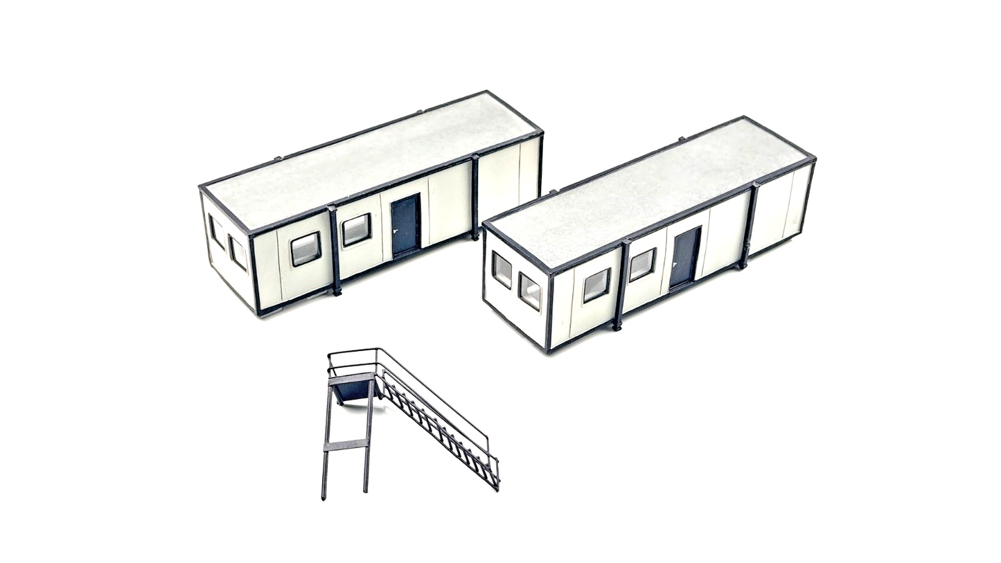 BACHMANN 00 GAUGE SCENECRAFT - 44-081 - PORTABLE OFFICES - UNBOXED