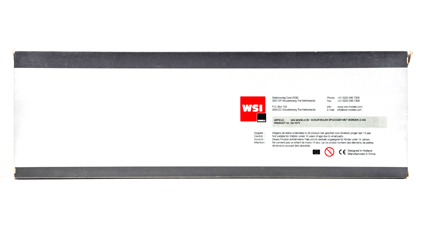 WSI 1/50 SCALE - 03-1073 - CURTAINSIDE TRAILER 3 AXLE PLAIN WHITE BOXED