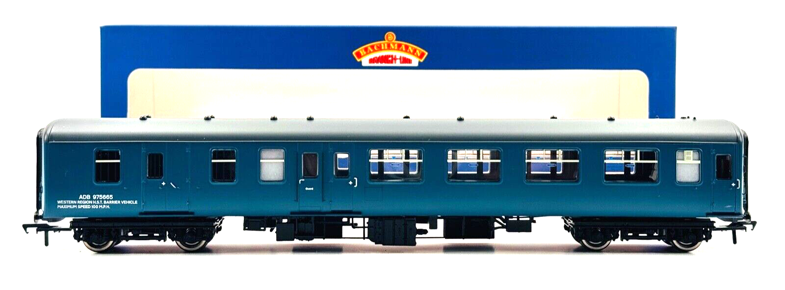 BACHMANN 00 GAUGE - 39-002 - BR MK2A BFK TWIN PACK HST BARRIER VEHICLES - BOXED