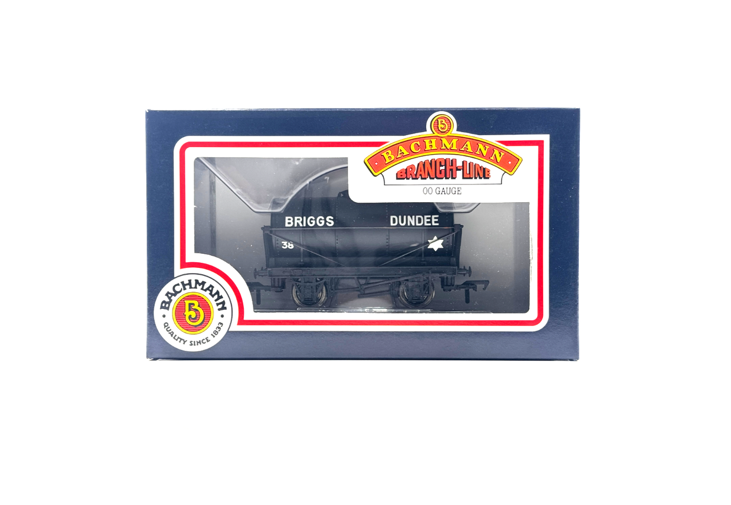 BACHMANN 00 GAUGE - 33-500 - 14T OIL TANK WAGON BRIGGS DUNDEE NO.38 BOXED