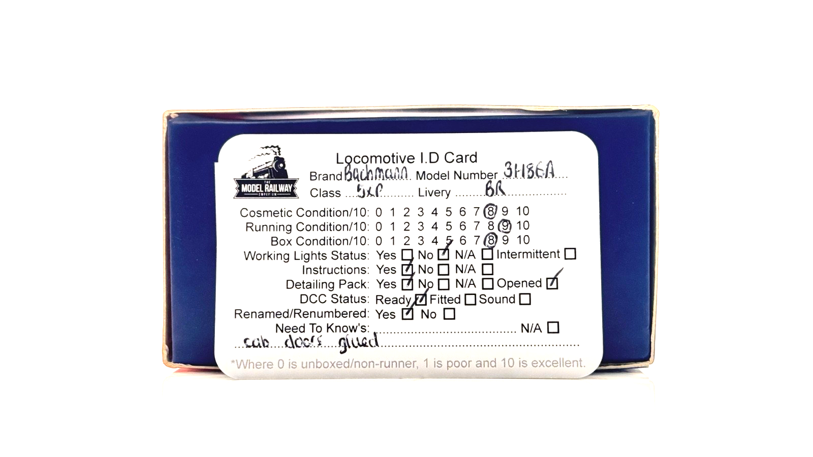 BACHMANN 00 GAUGE - 31-186A - LMS JUBILEE CLASS 45655 KEITH BR GREEN RENAMED