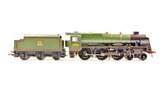 HORNBY 00 GAUGE - R3633 - BR GREEN REBUILT PATRIOT E TOOTAL BROADHURST NO.45534