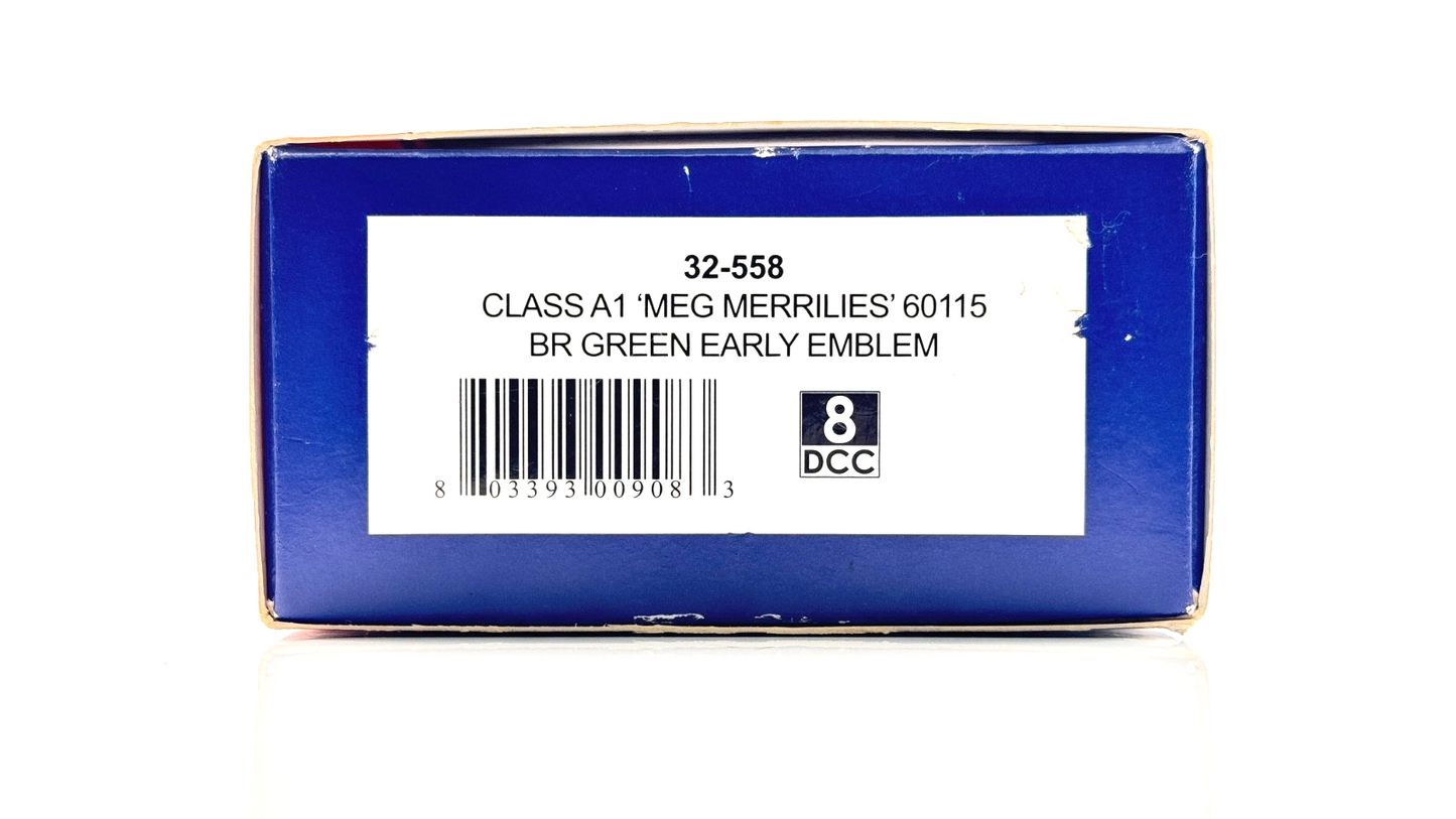 BACHMANN 00 GAUGE - 32-558 - CLASS A1 60115 MEG MERRILIES BR GREEN EARLY EMBLEM