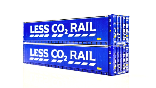 SUIT BACHMANN/HORNBY 00 GAUGE - STOBART RAIL LESS CO2 TESCO CONTAINERS "09/88"