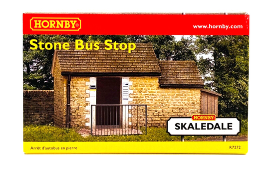 HORNBY 00 GAUGE SKALEDALE - R7272 - STONE BUS STOP - NEW BOXED