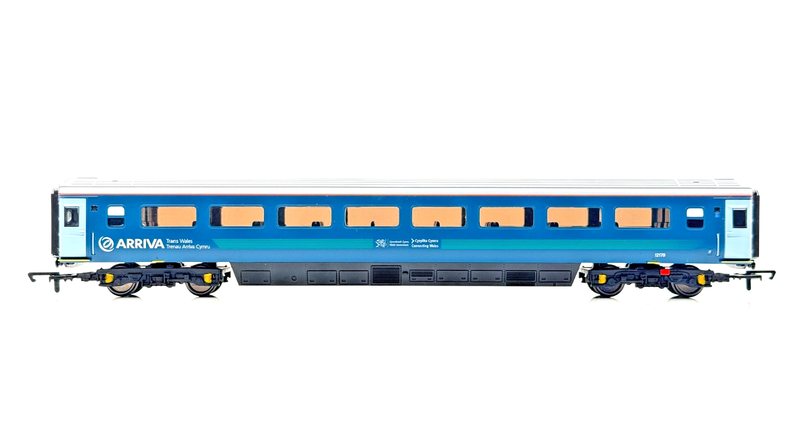 HORNBY 00 GAUGE - R4635A - ARRIVA TRAINS WALES ATW MK3 STANDARD OPEN COACH 12179