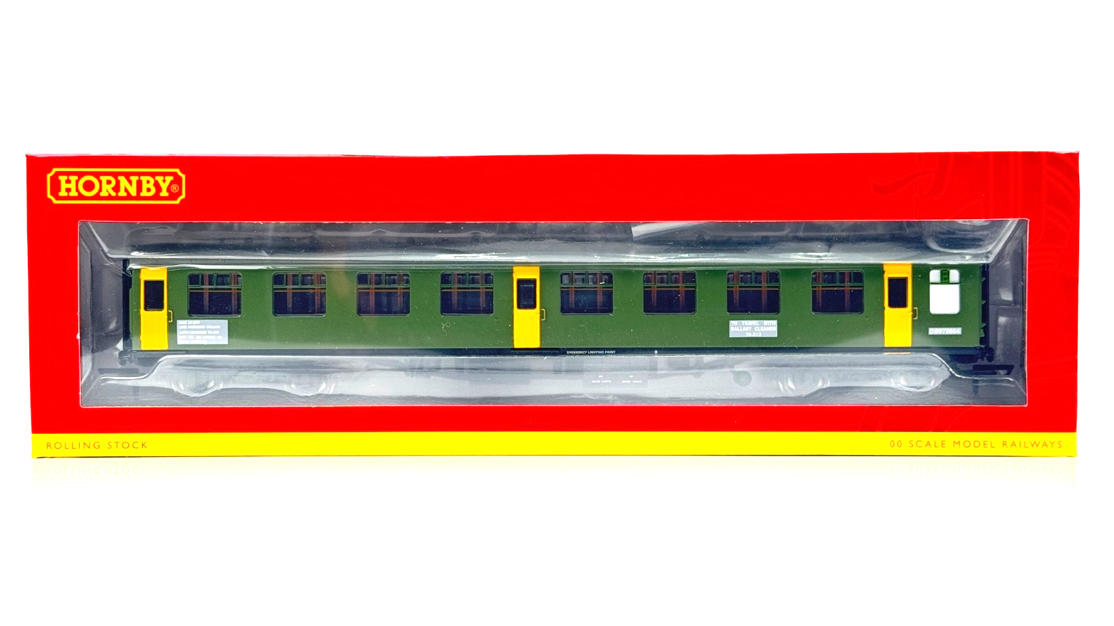 HORNBY 00 GAUGE - R40008 - BALLAST CLEANER STAFF MK1 CORRIDOR 2ND CLASS COACH