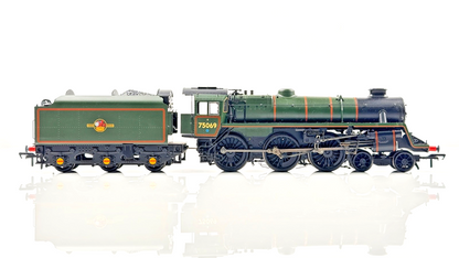 BACHMANN 00 GAUGE - 31-116 - STANDARD CLASS 4MT 75069 BR1B TENDER BR LINED GREEN