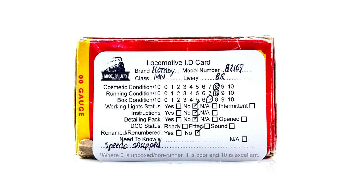 HORNBY 00 GAUGE - R2169 - BR 4-6-2 MERCHANT NAVY CLASS 'CLAN LINE' 35028 BOXED