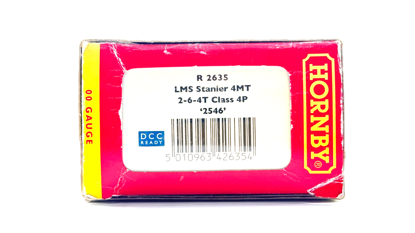 HORNBY 00 GAUGE - R2635 - LMS STANIER 4MT 2-6-4T CLASS 4P LOCOMOTIVE 2546 BOXED