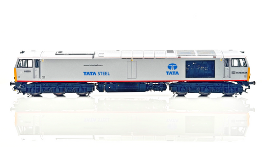 HORNBY 00 GAUGE - R3141 - CLASS 60 DIESEL 60099 DB SCHENKER TATA STEEL BOXED