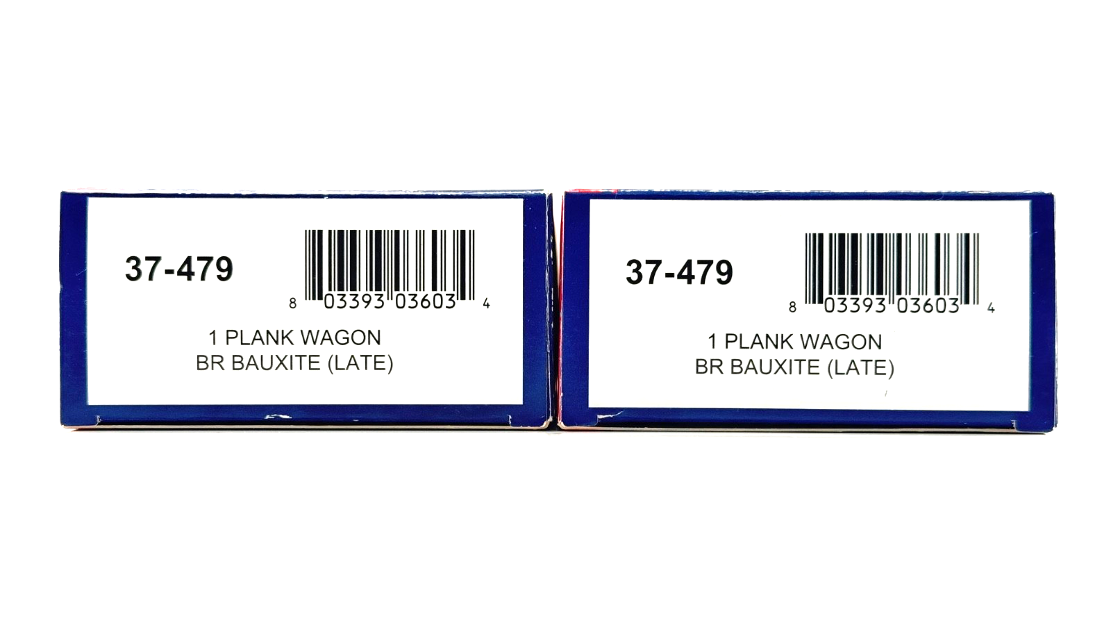 BACHMANN 00 GAUGE - 37-479 - 1 PLANK CONFLAT LOWFIT WAGON BR BAUXITE (LATE) X2