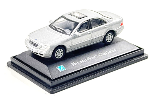 CARARAMA 1/72 SCALE - MERCEDES BENZ S CLASS SEDAN SILVER - BOXED