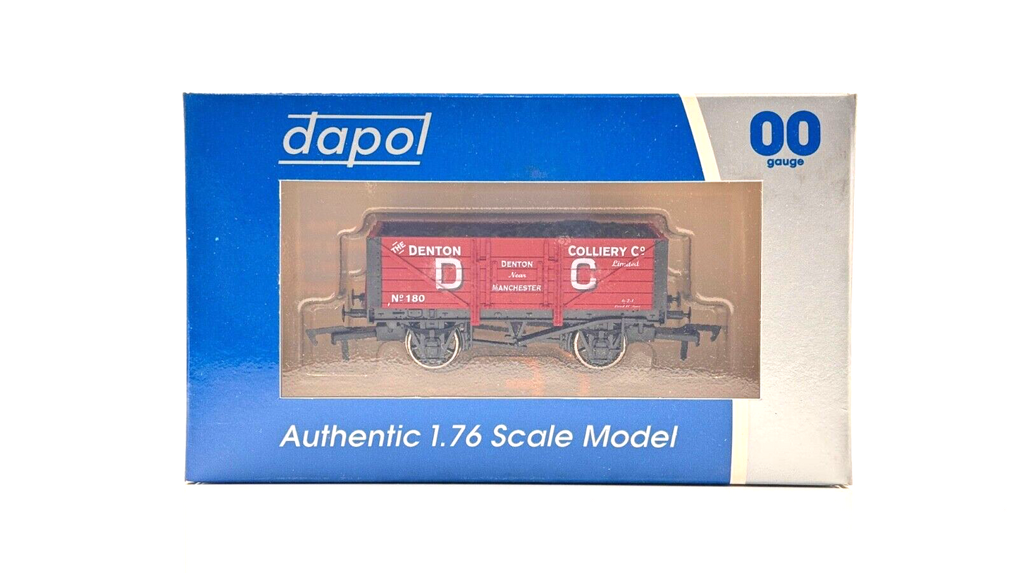 DAPOL 00 GAUGE - DENTON COLLIERY MANCHESTER WAGON NO.180 (LIMITED EDITION)