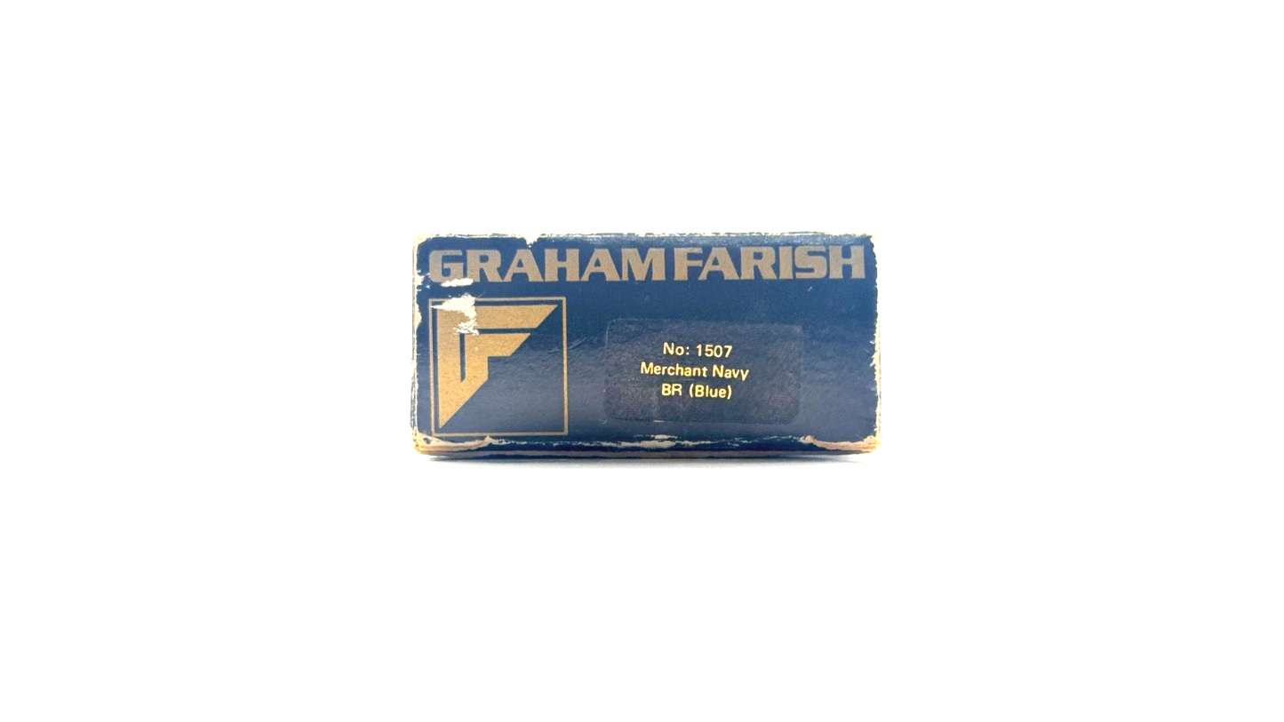 GRAHAM FARISH N GAUGE - 1507 - MERCHANT NAVY CHANNEL PACKET 35001 BLUE BOXED