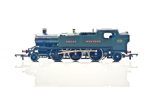 AIRFIX GMR 00 GAUGE - 54150-1 - PRAIRIE TANK GWR GREEN LOCOMOTIVE 6110 - BOXED