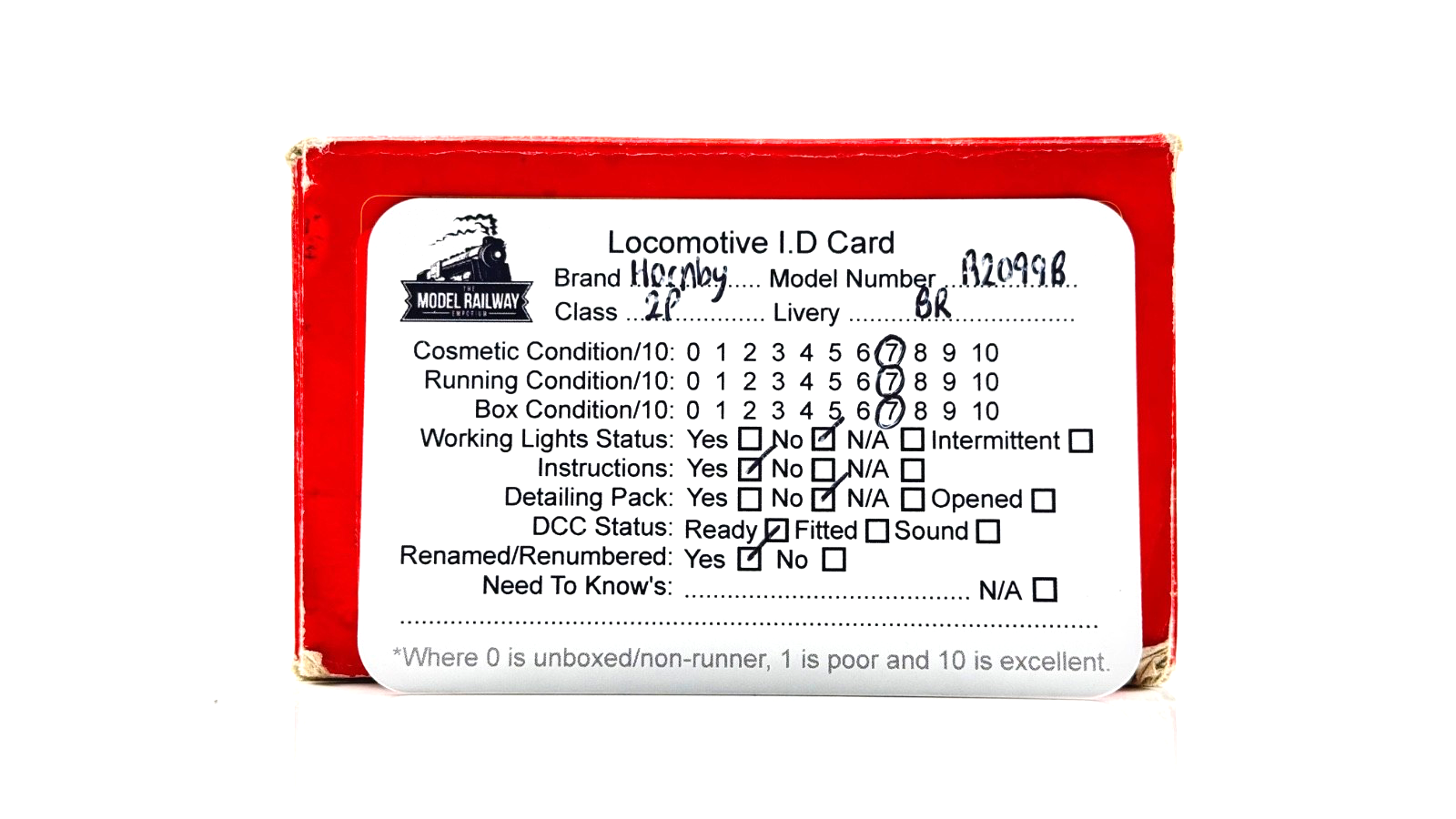 HORNBY 00 GAUGE - R2099B - BR BLACK 4-4-0 CLASS 2P LOCOMOTIVE 40672 RENUMBERED